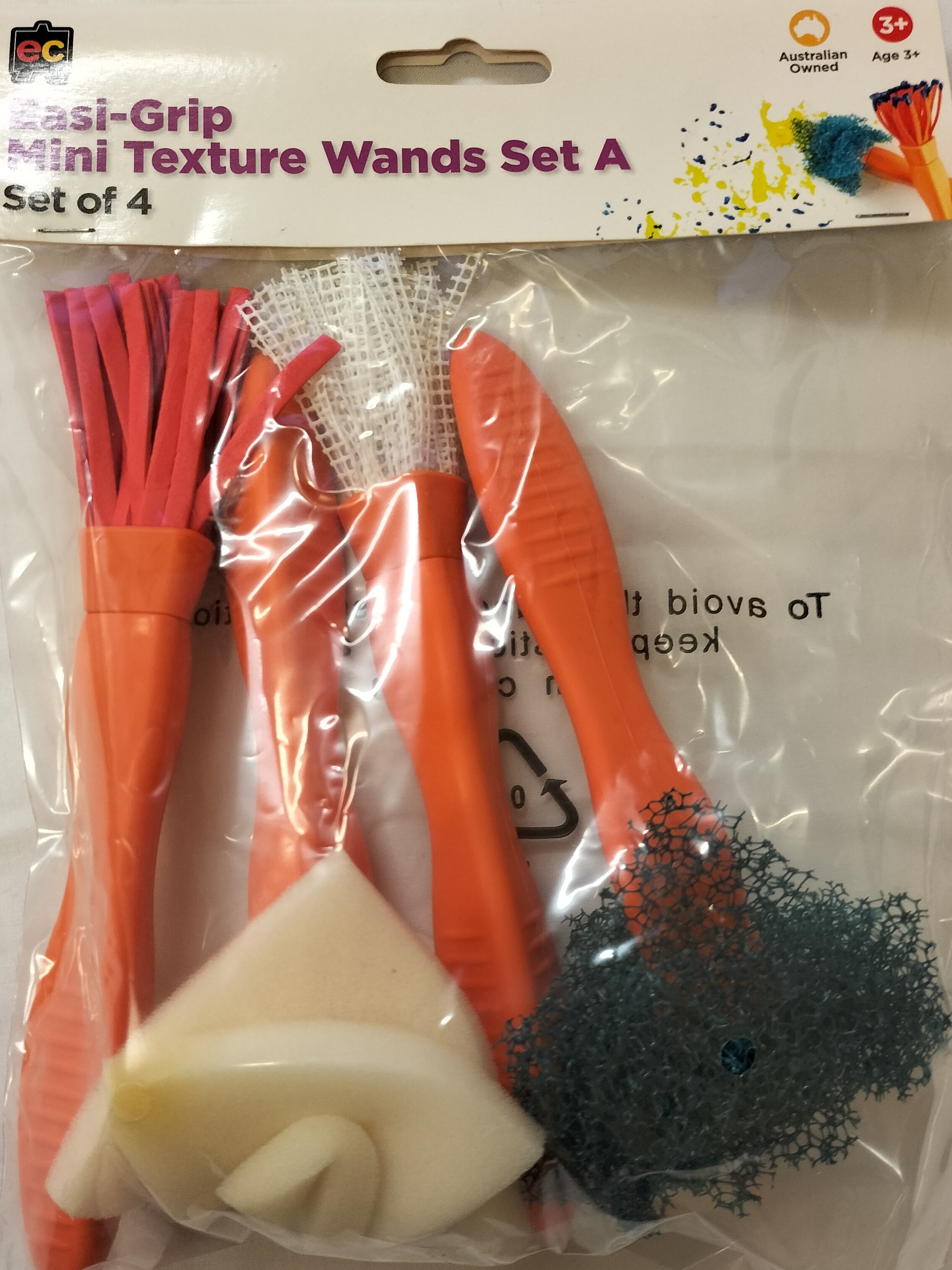 Texture Wands Easi-Grip Mini Pack of 4 (Set A)
